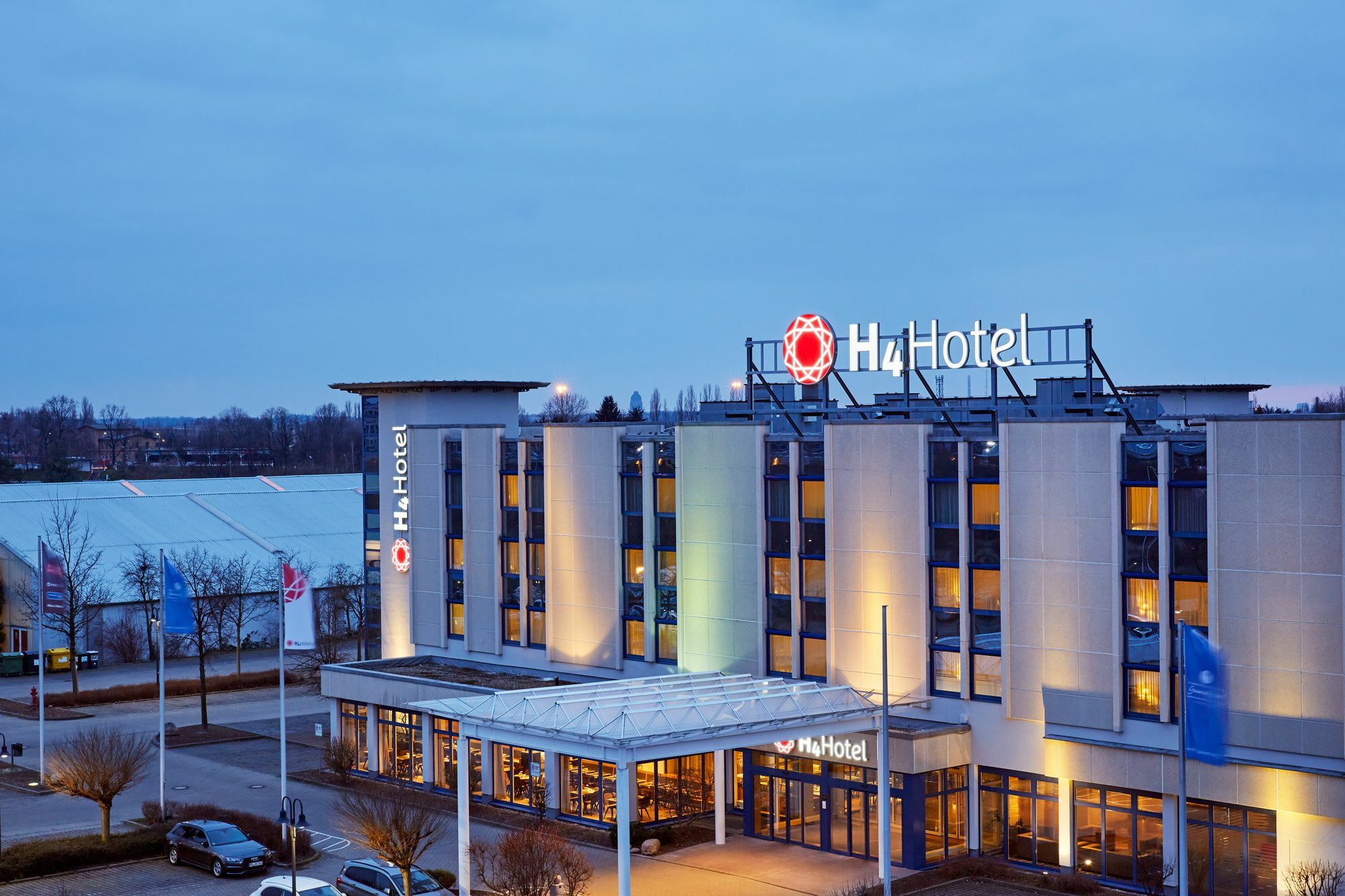 H4 Hotel Leipzig Exterior foto
